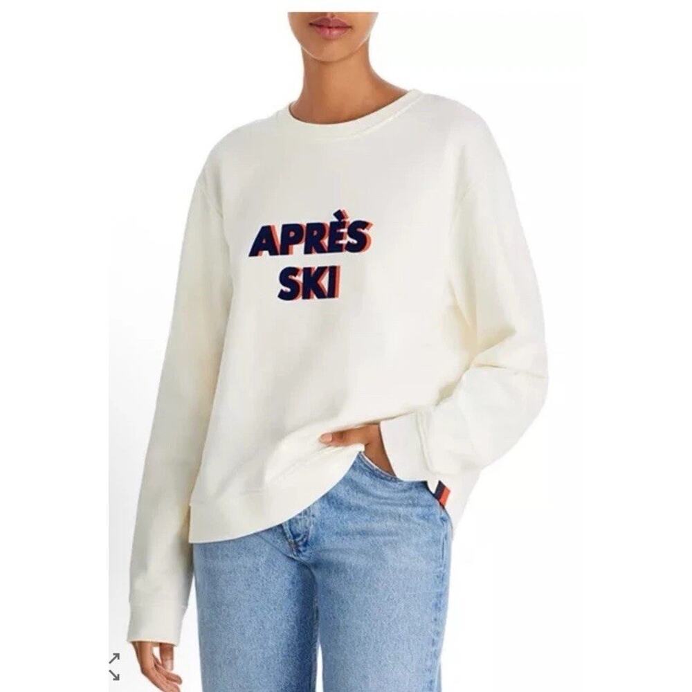Kule The Raleigh Après Ski Graphic Sweatshirt Sz Large NWT $148